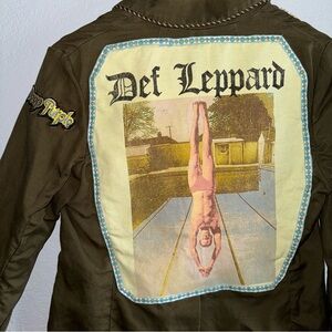 Cartonnier Olive Def Leppard Blazer custom made unique design